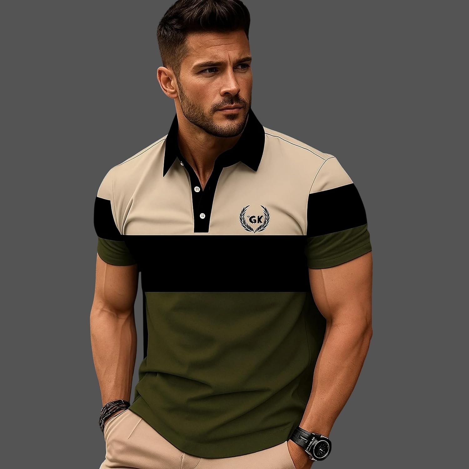 Best WEAR for Mens Printed Polo richTshirts | Half Sleeves  Plain-Regular Fit (Available in Plus Size and Combo