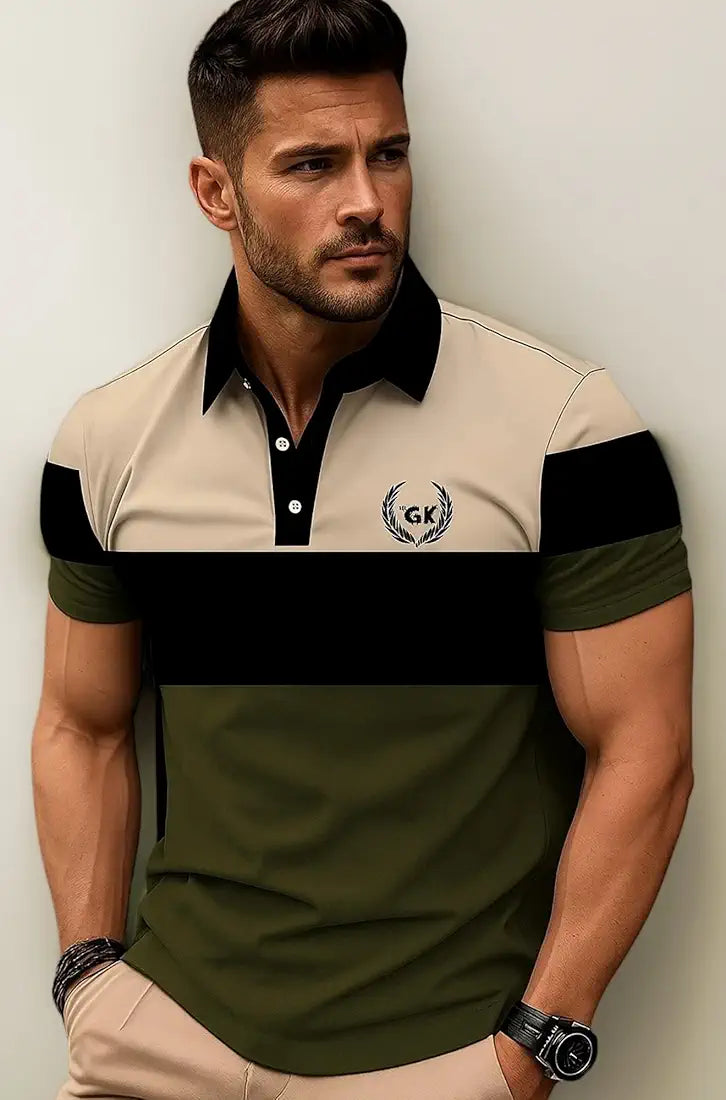 Best WEAR for Mens Printed Polo richTshirts | Half Sleeves  Plain-Regular Fit (Available in Plus Size and Combo